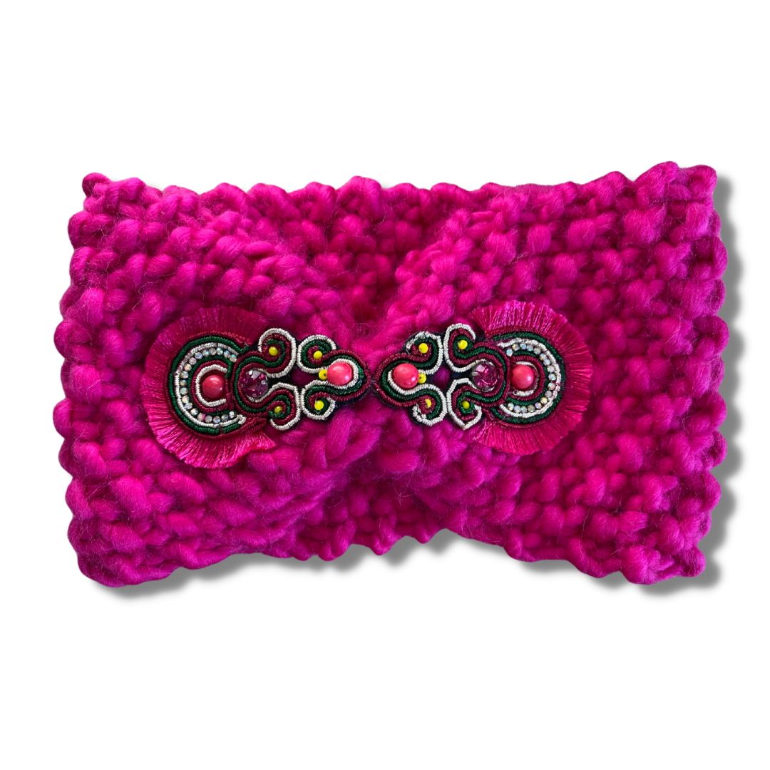 Soutache Deep Pink